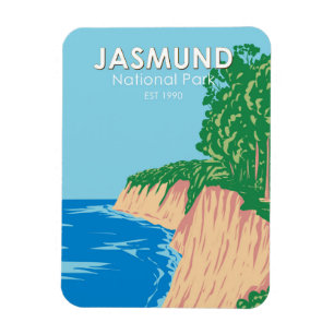 Magnet Flexible Parc national Jasmund Chalk Cliffs Allemagne Vinta