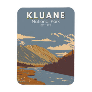 Magnet Flexible Parc national Kluane Toujours Brook Canada Travel 