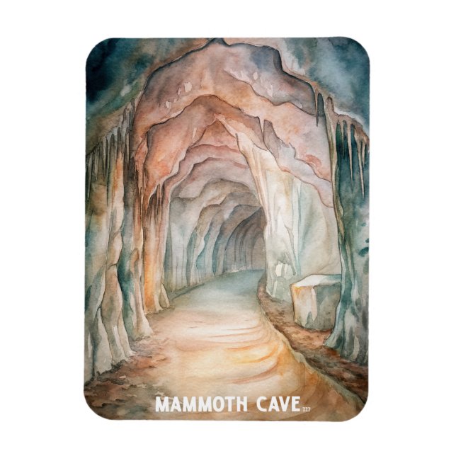 Magnet Flexible Parc national Mammoth Cave Aquarelle (Vertical)