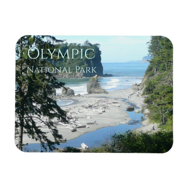 Magnet Flexible Parc national olympique de Ruby Beach (Horizontal)