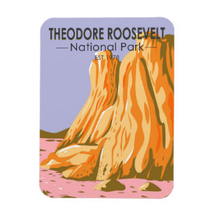 Magnet Flexible Parc national Theodore Roosevelt Dakota du Nord