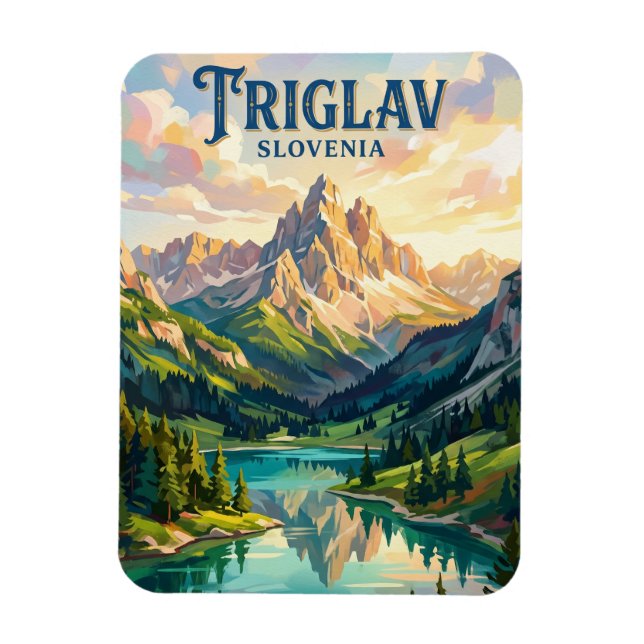 Magnet Flexible Parc national Triglav Slovénie (Vertical)