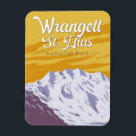 Magnet Flexible Parc national Wrangell St. Elias Illustration<br><div class="desc">Wrangell - Art vectoriel de St Elias. Le parc est le plus grand parc national d'Amérique et a la même taille que le parc national de Yellowstone,  le parc national Yosemite et la Suisse réunis.</div>