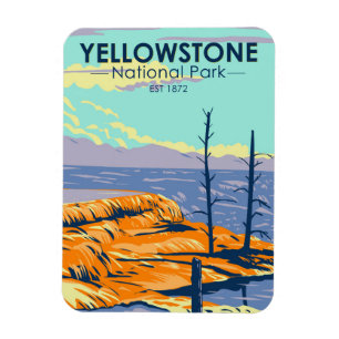 Magnet Flexible Parc national Yellowstone Mammoth Hot Springs