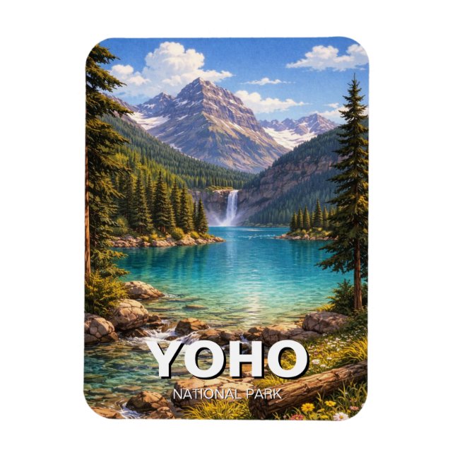 Magnet Flexible Parc national Yoho Canada (Vertical)