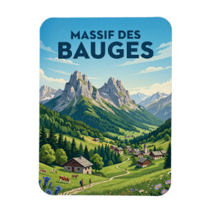 Magnet Flexible Parc naturel régional du Massif des Bauges France