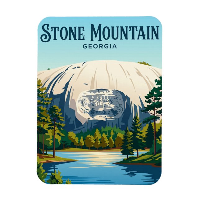 Magnet Flexible Parc Stone Mountain USA (Vertical)