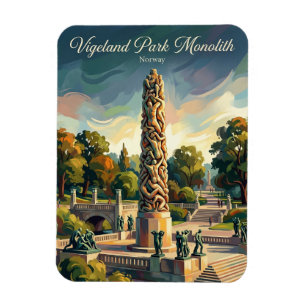 Magnet Flexible Parc Vigeland Norvège