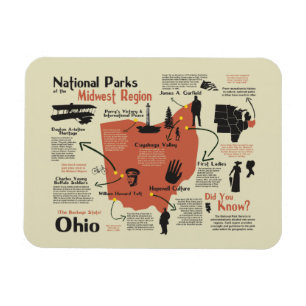 Magnet Flexible Parcs nationaux de l'Ohio