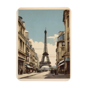Magnet Flexible Paris poster vintage