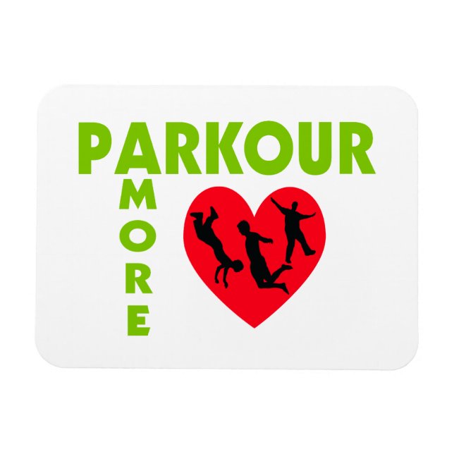 Magnet Flexible Parkour Amore Avec Coeur (Horizontal)
