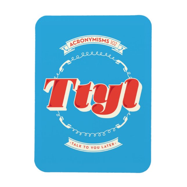 Magnet Flexible Parle-toi plus tard (Vertical)