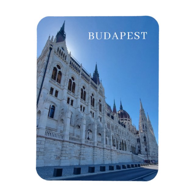 Magnet Flexible Parlement de Budapest Bâtiment vue rapprochée aima (Vertical)