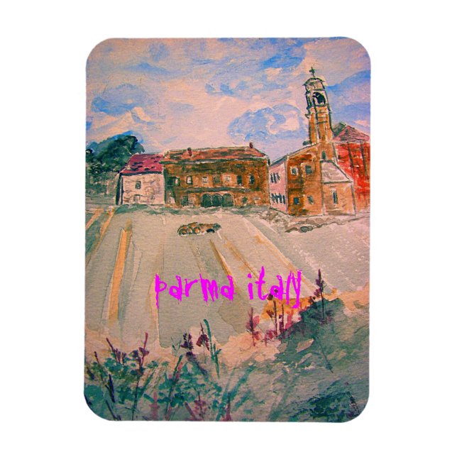 Magnet Flexible parma italy art (Vertical)