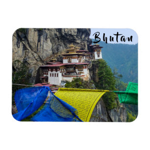 Magnet Flexible Paro Taktsang : Le monastère du nid de tigre - Bho