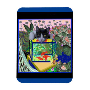 Magnet Flexible Parodie de poisson rouge de Matisse