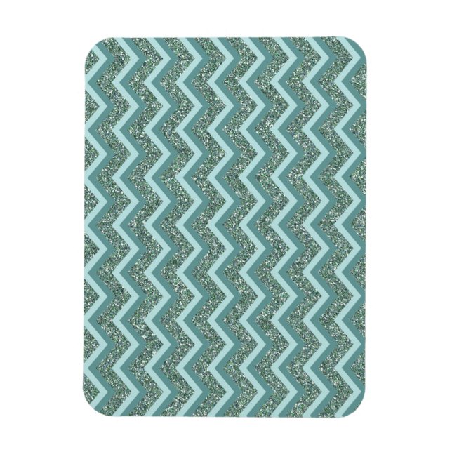 Magnet Flexible Parties scintillant turquoise (Vertical)