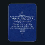 Magnet Flexible Pas d'étoile d'arme de David Bleu<br><div class="desc">L'Étoile de David (Magen David) formée avec les paroles d'Ésaïe 54:17 "Aucune arme qui se forme contre vous ne prospérera,  et toute langue qui se lèvera contre vous en jugement,  vous aurez tort. C'est l'héritage des serviteurs de YHVH et leur justice est de moi,  dit YHVH.</div>