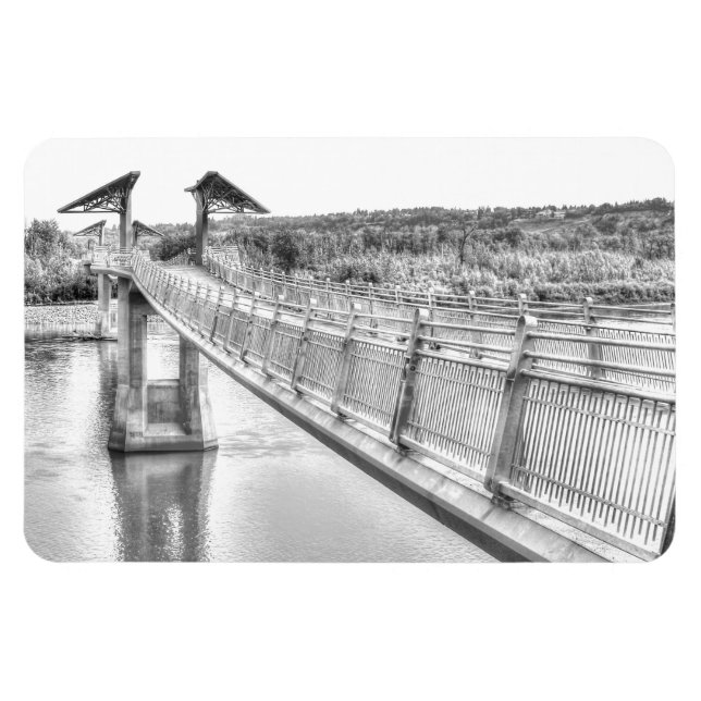 Magnet Flexible Passerelle au-dessus de la rivière Saskatchewan No (Horizontal)