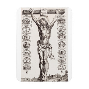 Magnet Flexible Passion de Jésus crucifixion du Christ