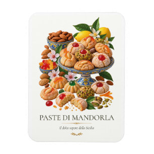 Magnet Flexible Paste di Mandorla – Vintage Italian Dessert