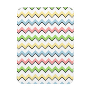 Magnet Flexible Pastel Chevron-Drop Shadow par Shirley Taylor