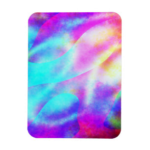 Magnet Flexible Pastel Neon Rainbow Gradient Art