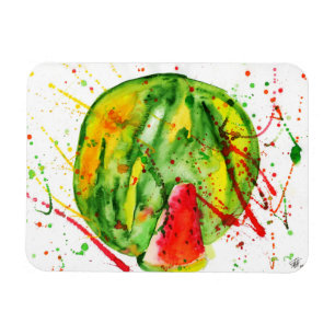 Magnet Flexible pastèque Abstraite couleur vive