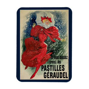 Magnet Flexible Pastilles Geraudel Art Nouveau vintage pour la tou