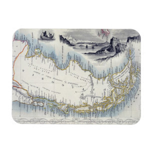 Magnet Flexible Patagonia, from a Series of World Maps published b