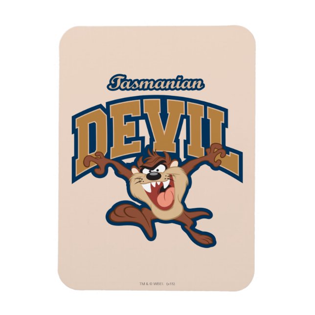 Magnet Flexible Patch de diable de Tasmanie TAZ™ (Vertical)