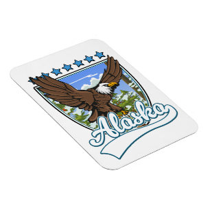 Magnet Flexible Patch de voyage en Alaska