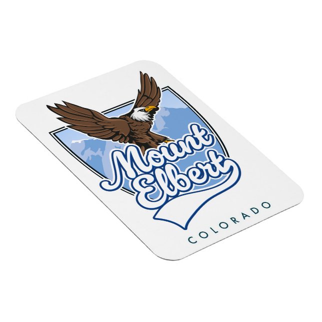 Magnet Flexible Patch de voyage Mont Elbert (Côté Droit)