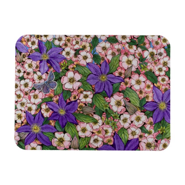 Magnet Flexible Patch violet 2011 (Horizontal)