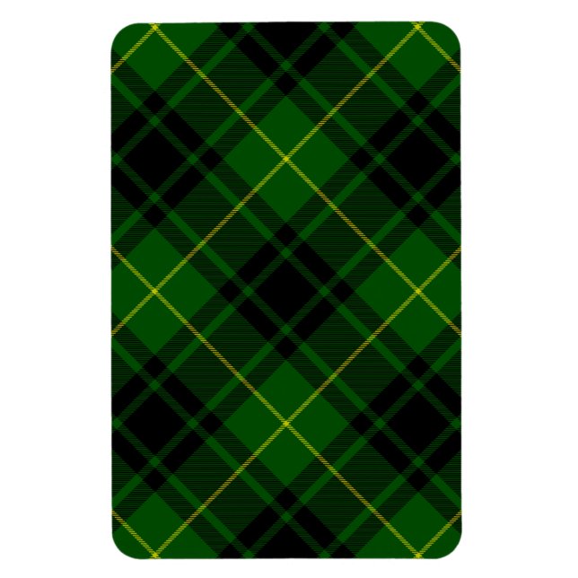 Magnet Flexible Pâte verte de tartan MacArthur (Vertical)