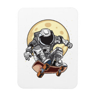 Magnet Flexible Patin Astronaute