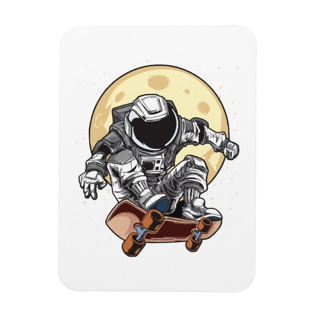 Magnet Flexible Patin Astronaute (Vertical)