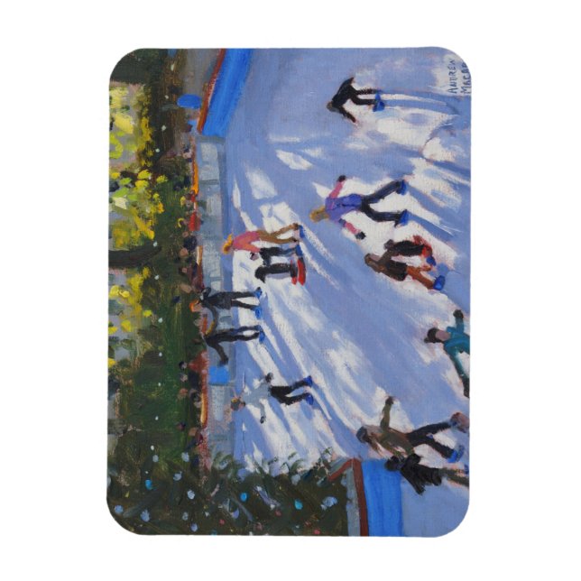 Magnet Flexible Patinage sur glace Musée d'histoire naturelle 2014 (Vertical)