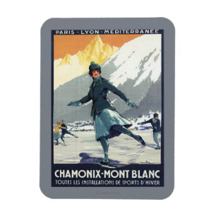 Magnet Flexible Patinage sur glace - Poster du Promo olympique de