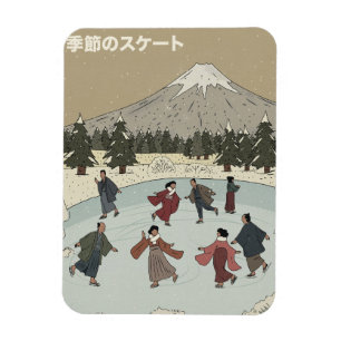 Magnet Flexible Patinage sur glace saisonnier