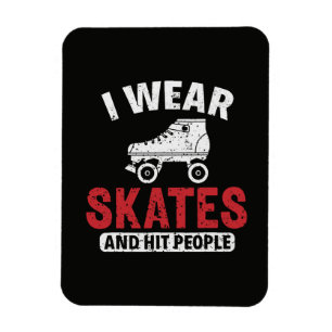 Magnet Flexible Patineur de Roller Derby