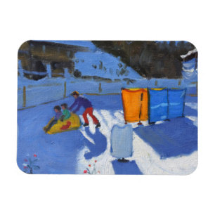 Magnet Flexible patinoire pour enfants Clusaz 2014