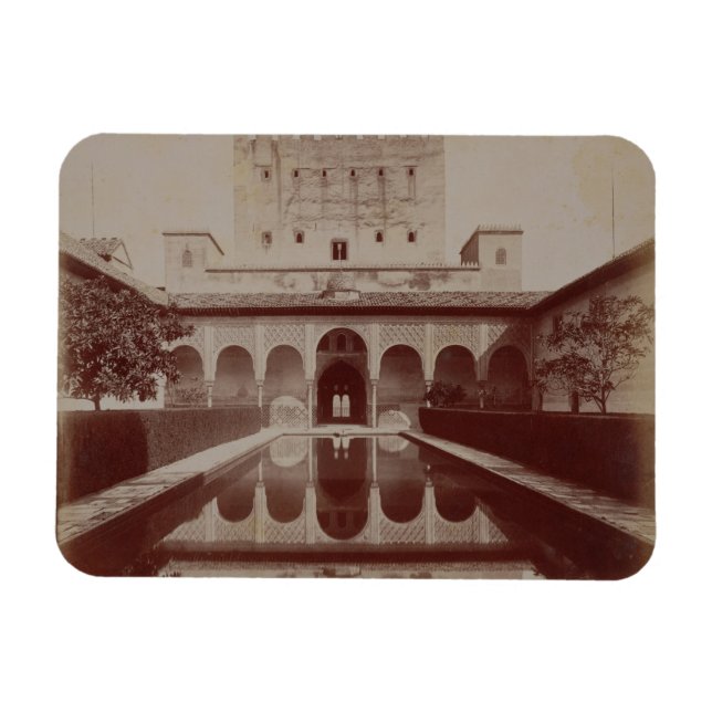 Magnet Flexible Patio de los Arrayanes, Alhambra, c.1875-80 (sépia (Horizontal)