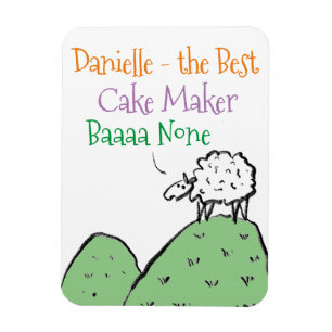 Magnet Flexible Pâtissier ou fabricant de gâteaux