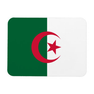 Magnet Flexible Patriotic Algerian Flag