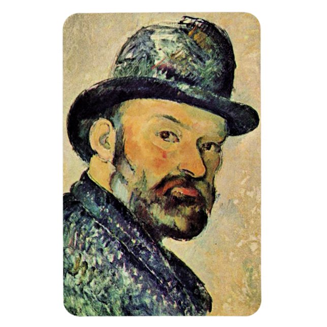 Magnet Flexible Paul Cezanne, Autoportrait, (Vertical)