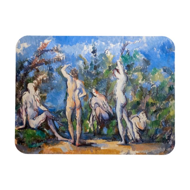Magnet Flexible Paul Cezanne - Cinq Baigneurs (Horizontal)