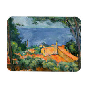 Magnet Flexible Paul Cezanne - Estaque aux toits rouges