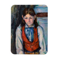 Paul Cezanne - Garçon dans la veste rouge