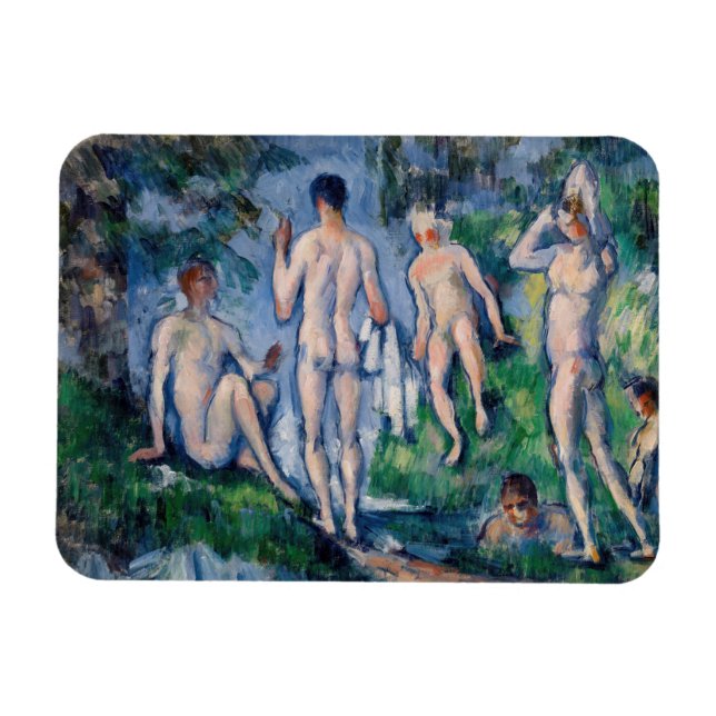Magnet Flexible Paul Cezanne - Groupe de Baigneurs (Horizontal)